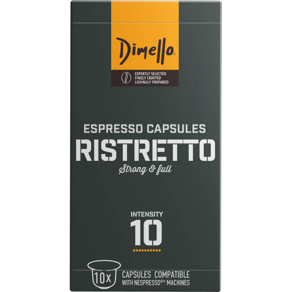 DIMELLO ESPRESSO CAPS (10τεμx0,56gr.) - (RISTRETTO)
