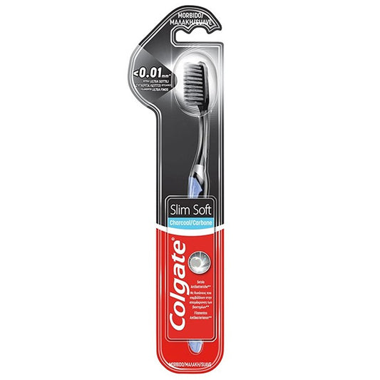 COLGATE ΟΔΟΝΤΟΒΟΥΡΤΣΑ SLIM SOFT - (CHARCOAL) (SOFT)