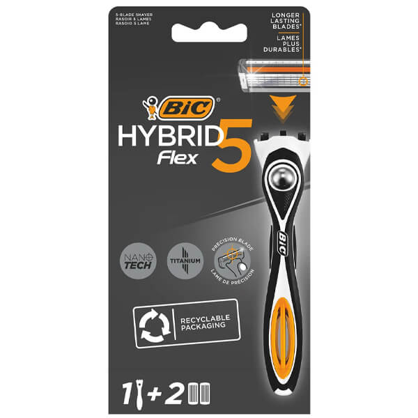BIC ΞΥΡΑΦΑΚΙΑ HYBRID FLEX 5 - (2 ΑΝΤΑΛΛΑΚΤIΚΑ)