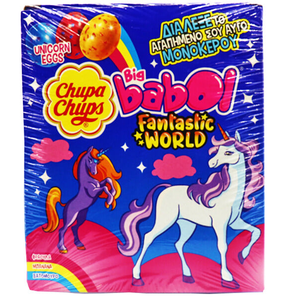 BIG BABOL MINI UNICORN EGGS (100x5gr.) - (ΜΠΑΝΑΝΑ, ΦΡΑΟΥΛΑ, ΒΑΤΟΜΟΥΡΟ)
