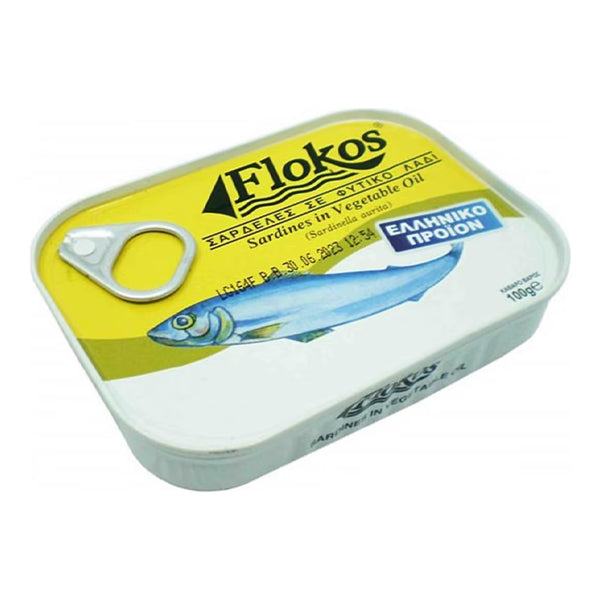 FLOKOS ΣΑΡΔΕΛΑ 100gr. - (ΣΕ ΦΥΤΙΚΟ ΛΑΔΙ)
