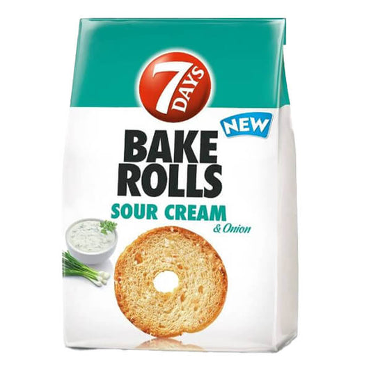BAKE ROLLS 80gr - (SOUR CREAM & ONION)