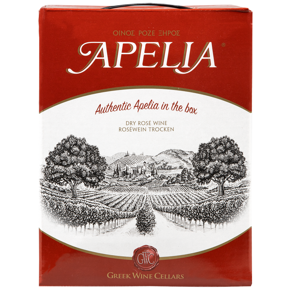 Apelia Ροζέ Οίνος Σε Ασκό 3 lt