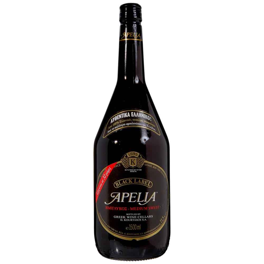 Apelia Ημίγλυκο Κόκκινο Κρασί 1,5 lt
