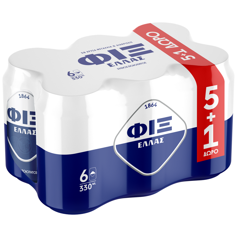 Fix Μπύρα 330ml 5+1 Δώρο