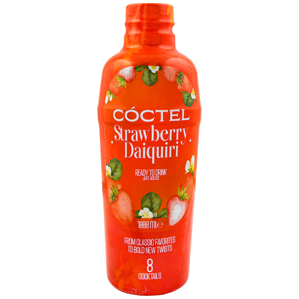 Coctel Cocktail Strawberry Daiquiri Ready To Drink 1lt