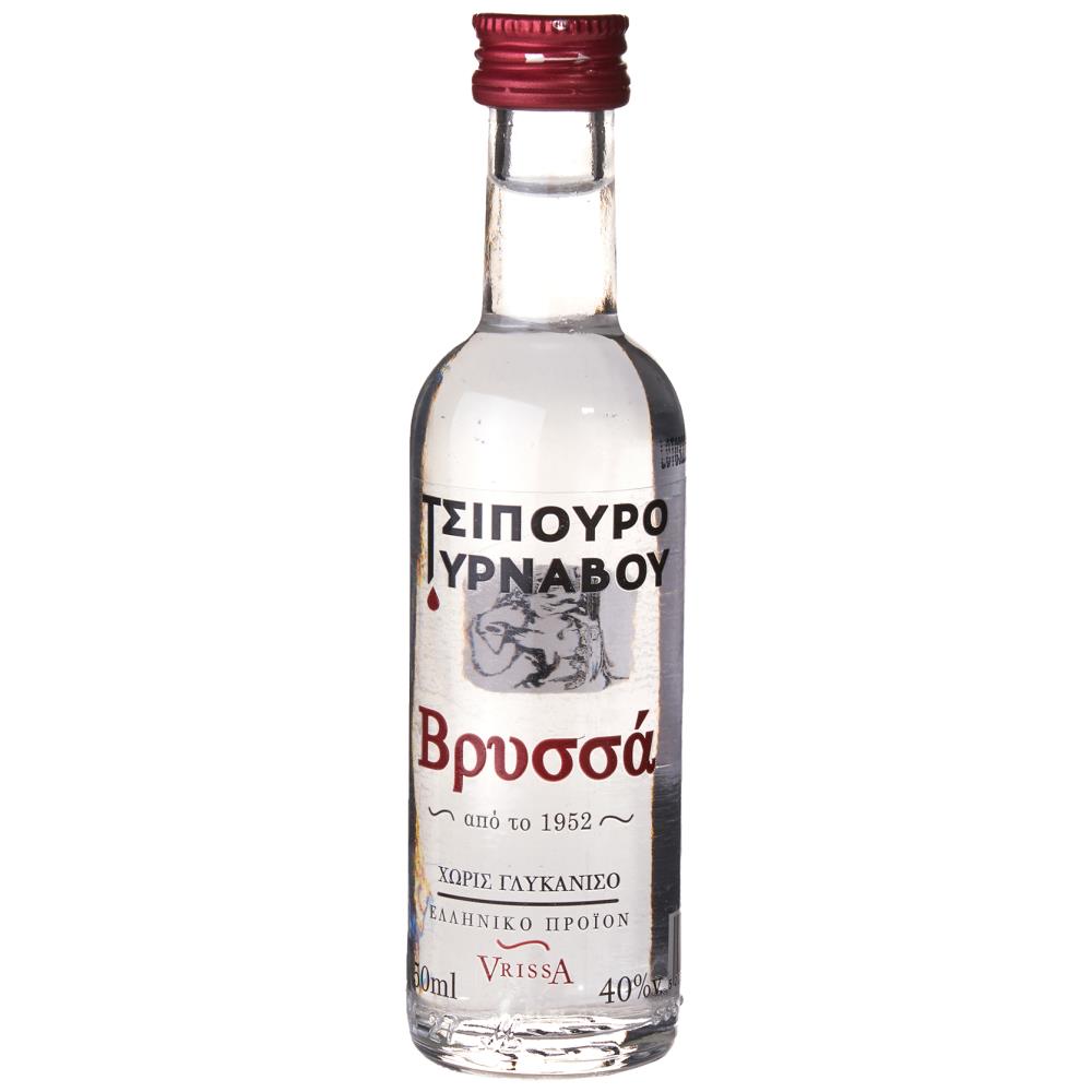 Τυρνάβου Βρύσσα Τσίπουρο Χωρίς Γλυκάνισο 50ml