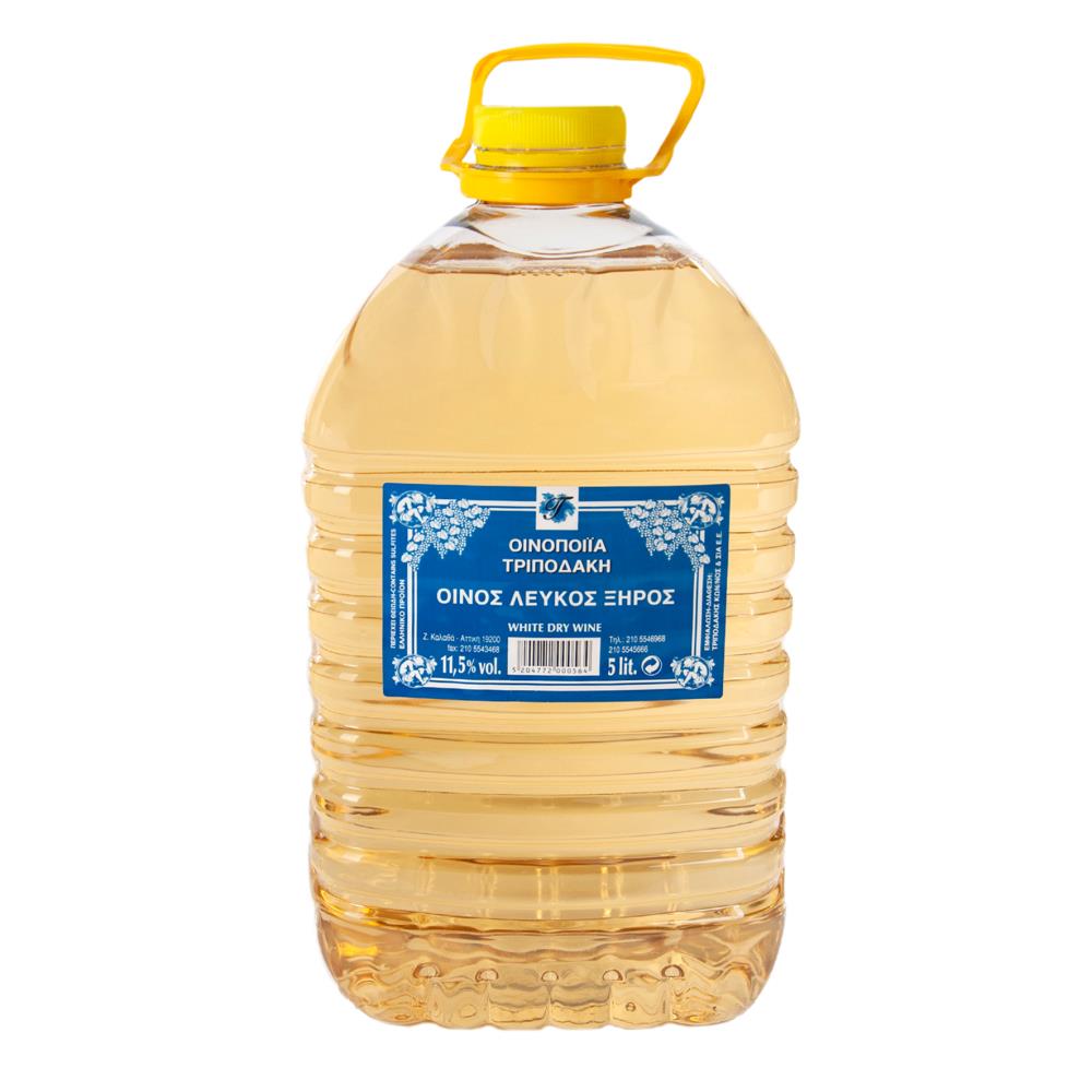 Τριποδάκης Λευκός Οίνος 5L
