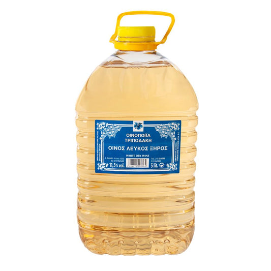 Τριποδάκης Λευκός Οίνος 5L