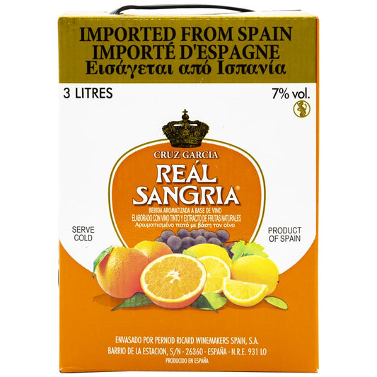 Real Sangria Ισπανίας Ερυθρό Κρασί Σε Ασκό 3lt