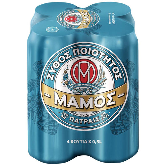 Μάμος Μπύρα Pilsner Κουτί 4x500ml