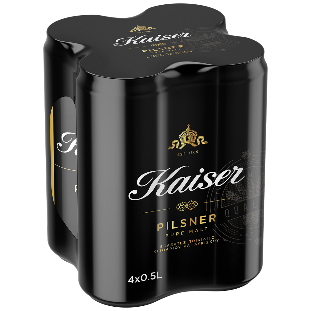 Kaiser Μπύρα 4x500ml