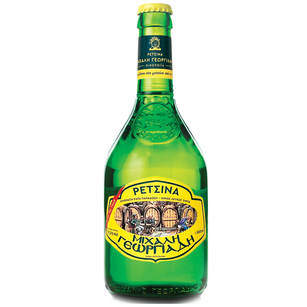 Γεωργιάδη Μιχάλη Επιστρεφόμενη Φιάλη Ρετσίνα 500ml