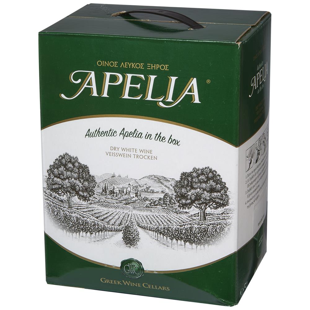 Apelia Λευκό Κρασί Σε Ασκό 5L