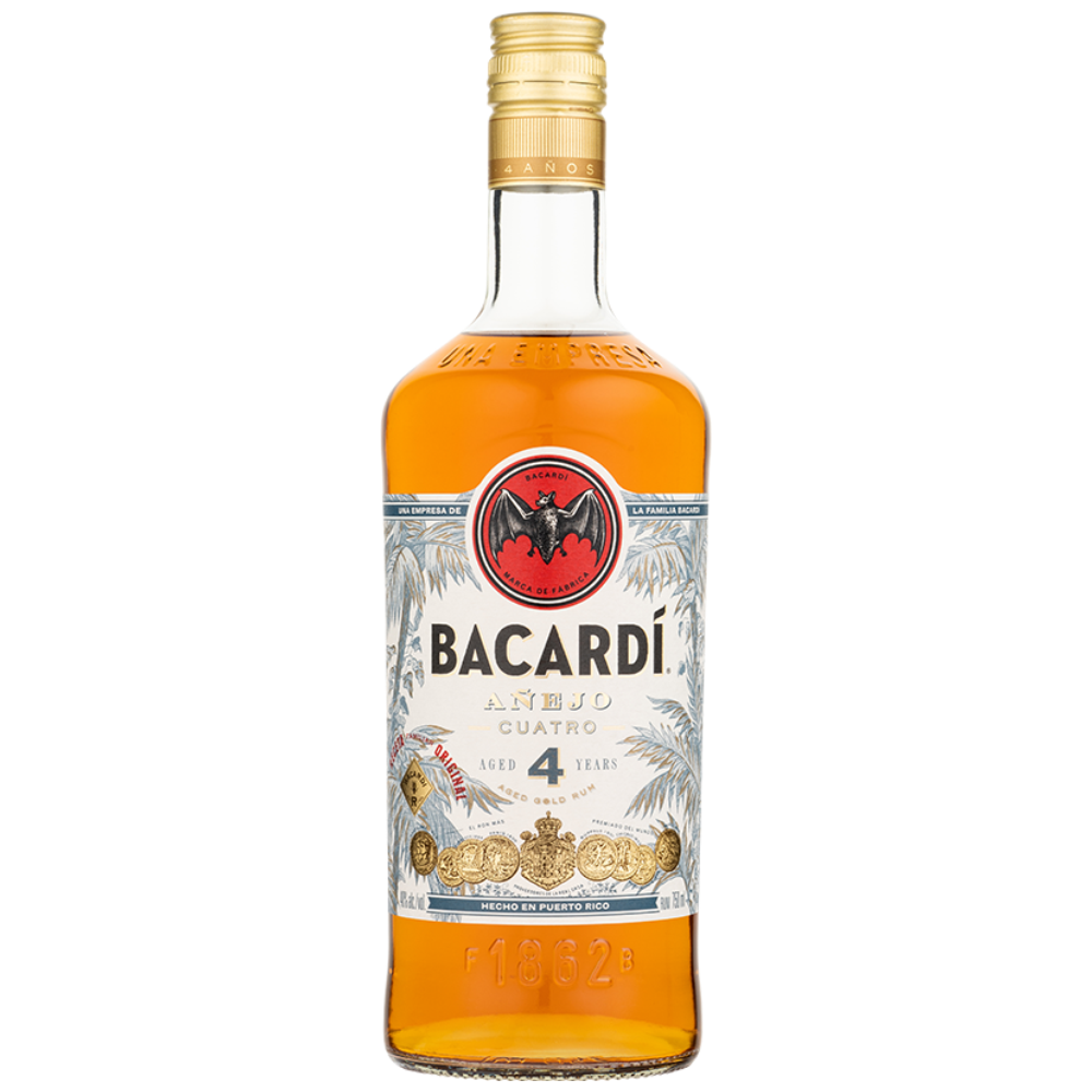 Bacardi Cuatro 40% Ρούμι 4 Ετών 700ml