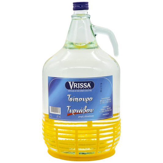 Τυρνάβου Βρύσσα Τσίπουρο Χωρίς Γλυκάνισο 5lt