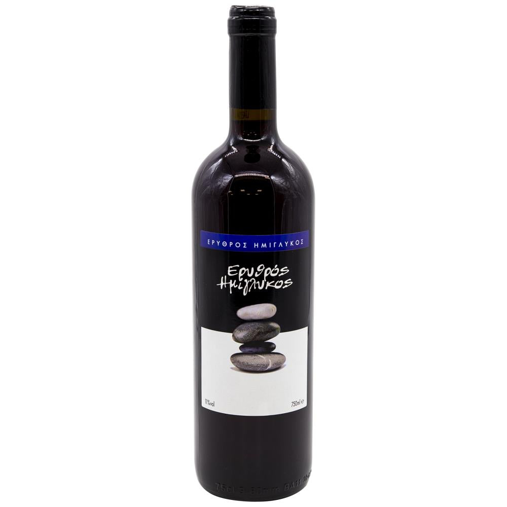 Ημίγλυκος Ερυθρός Οίνος 750ml