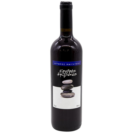 Ημίγλυκος Ερυθρός Οίνος 750ml