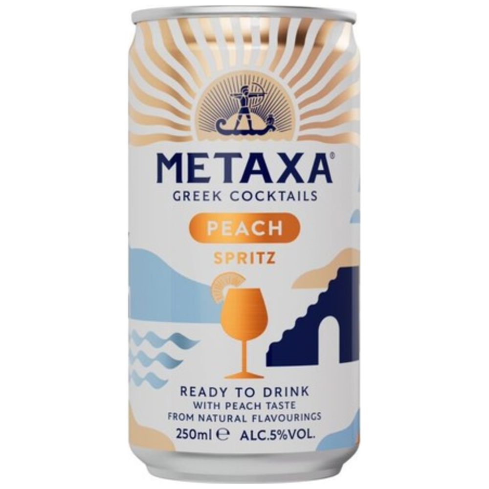 Metaxa Peach Spritz Ready To Drink 250ml
