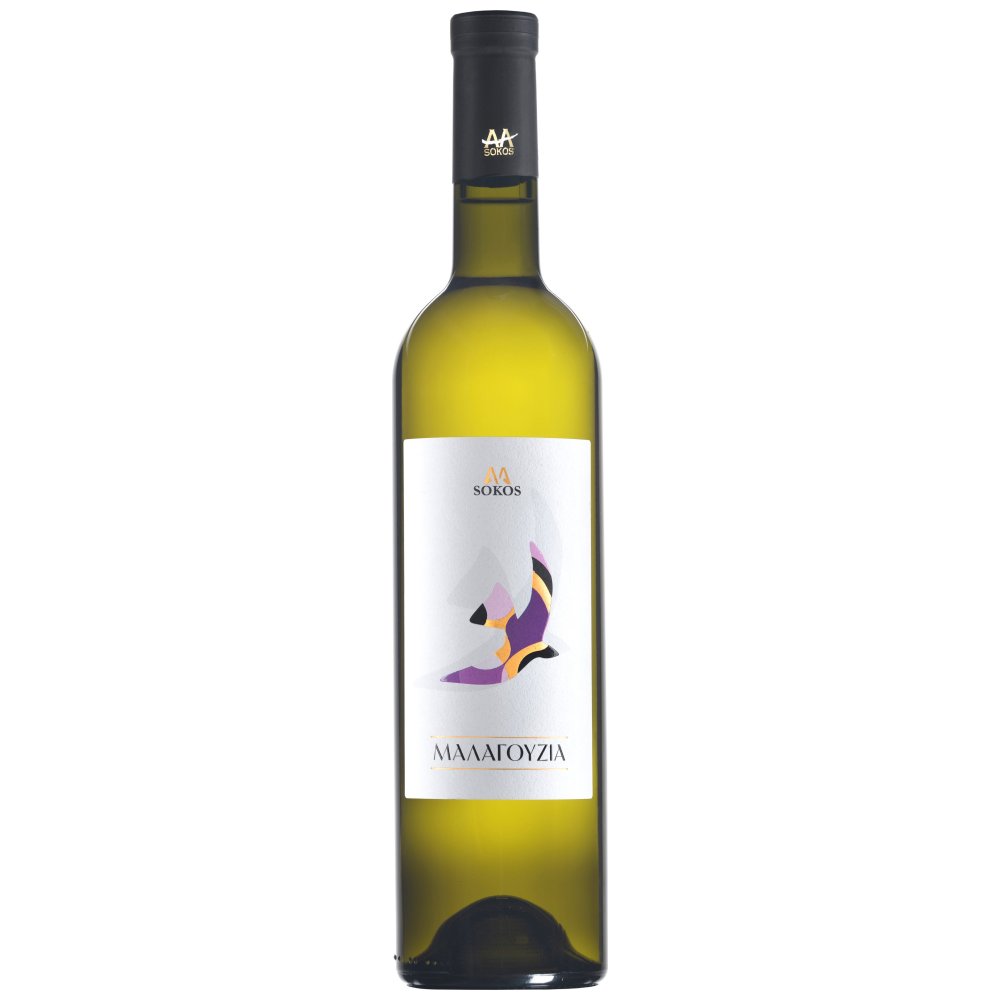 Σώκος Μαλαγουζιά Λευκός Οίνος 750ml
