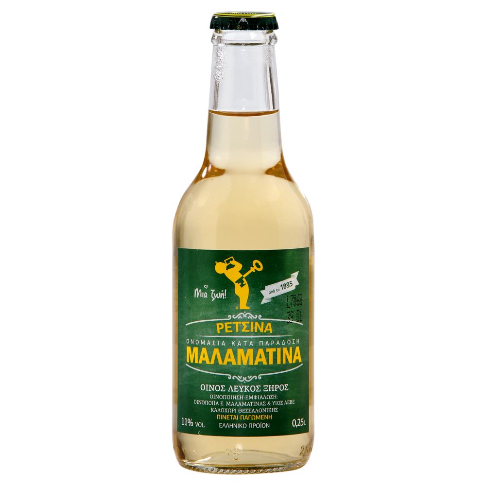 Μαλαματίνα Ρετσίνα Φιάλη 250ml
