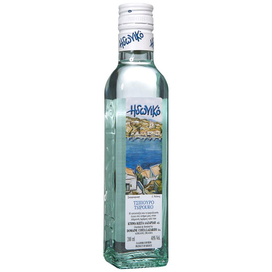 Ηδωνικό Τσίπουρο Χωρίς Γλυκάνισο 200ml