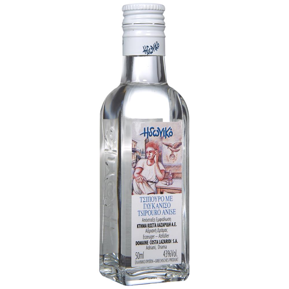 Ηδωνικό Τσίπουρο Με Γλυκάνισο 50ml