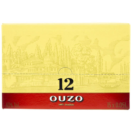 12 Ούζο 15x50ml 