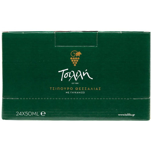 Τσιλιλή Τσίπουρο Με Γλυκάνισο 50ml 24τεμάχια