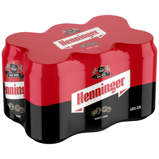 Henninger Μπύρα Κουτί 6x330ml